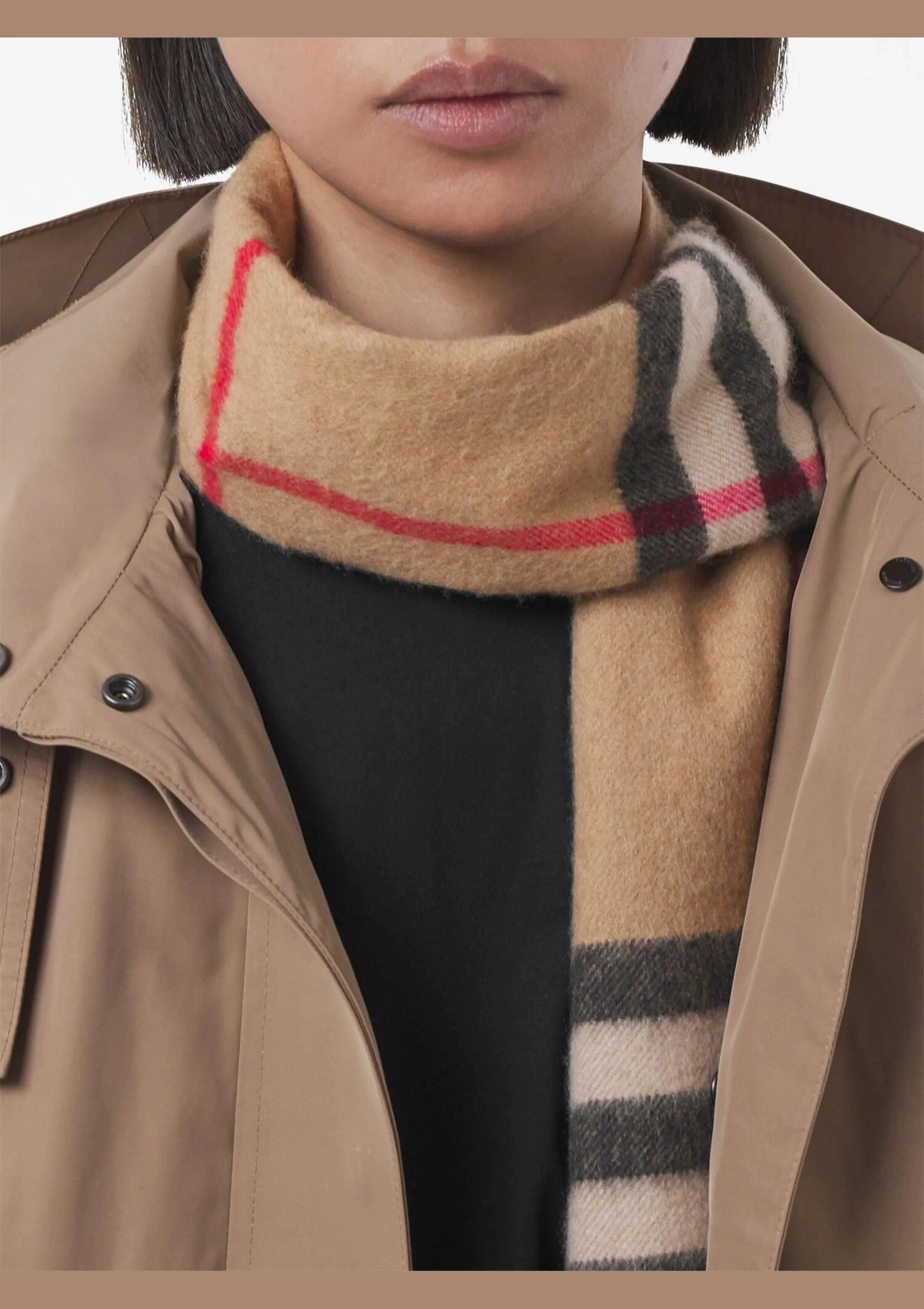 CHEQUERED BB | CASHMERE SCARF