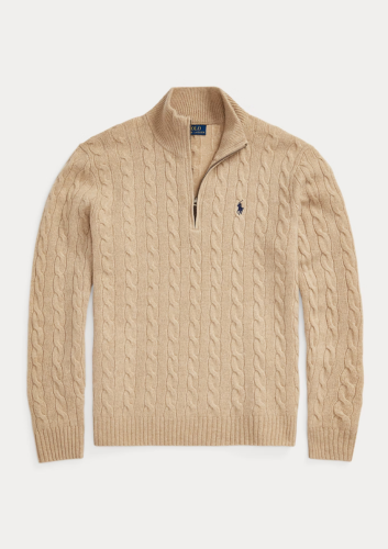 RL|QUARTER ZIP MUSTER