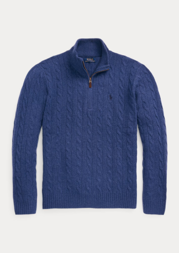 RL|QUARTER ZIP MUSTER