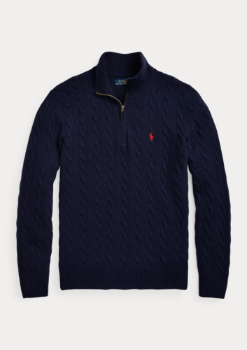 RL|QUARTER ZIP MUSTER