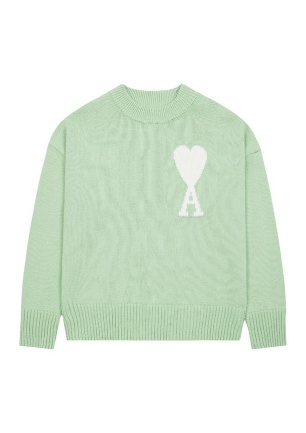 AMI | HEART SWEATER